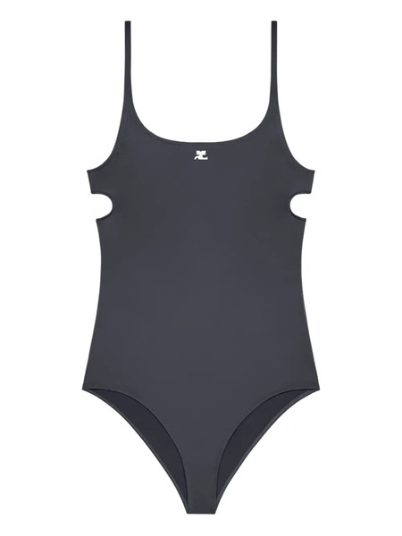 Courrèges Cut-out Swimsuit - Grey 