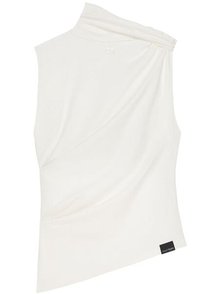  Courrèges Draped Top - White 