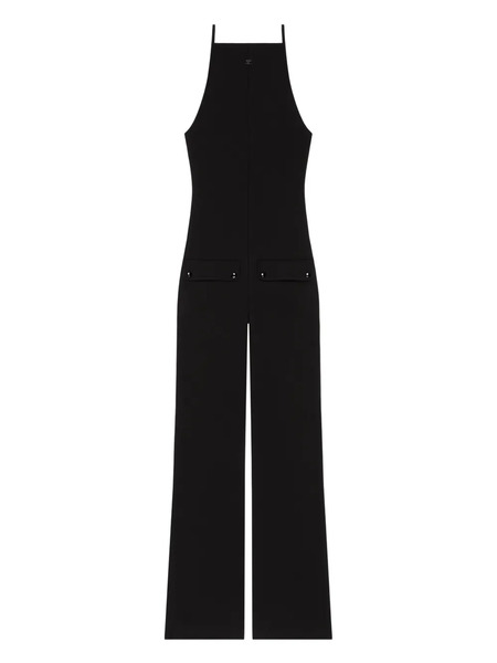  Courrèges Flared Jumpsuit - Black 