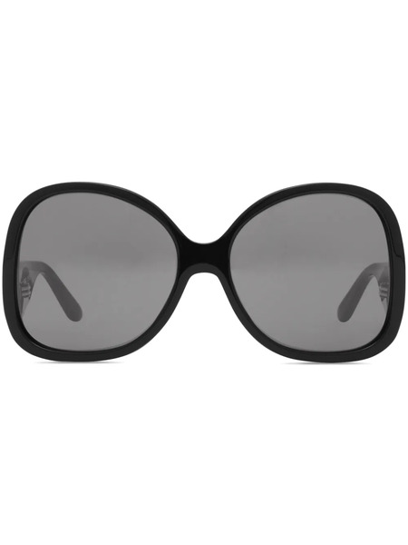  Courrèges Hyper Oversized-frame Sunglasses - Black 