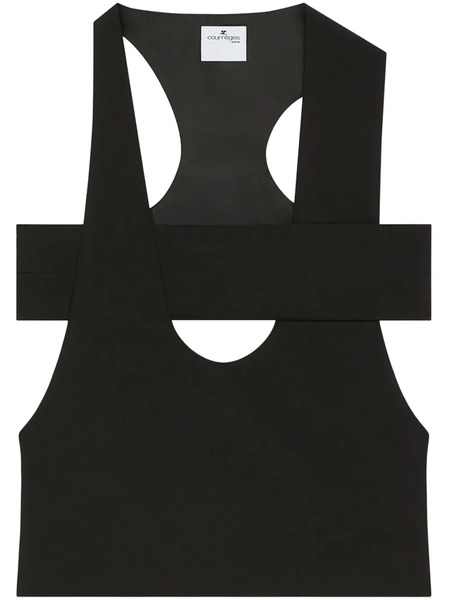  Courrèges Infinity Tank Top - Black 