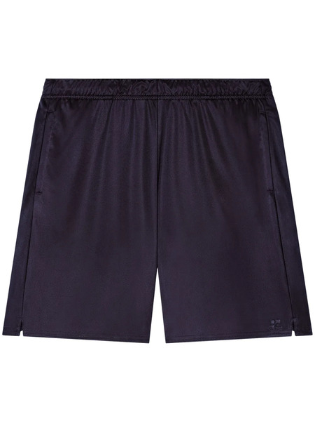  Courrèges Jersey Track Shorts - Blue 