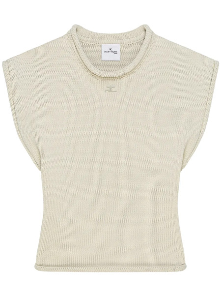  Courrèges Knitted Top - Neutrals 