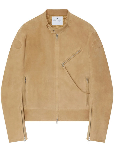  Courrèges Leather Jacket - Brown 
