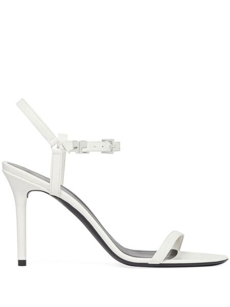  Courrèges Leather Sandals - White 