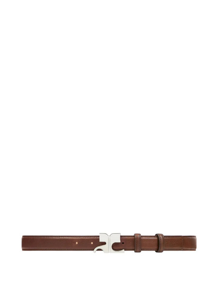  Courrèges Logo-buckle Belt - Brown 