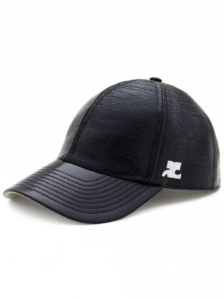  Courrèges Logo-patch Cap - Black 