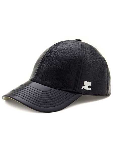  Courrèges Logo Patch Cap - Black 