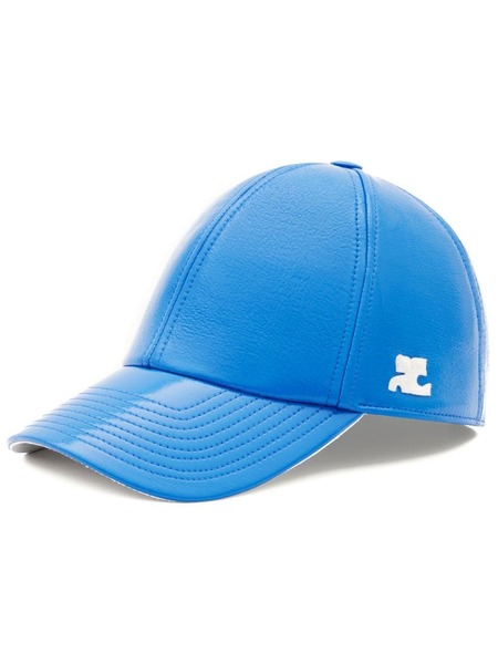  Courrèges Logo Patch Cap - Blue 