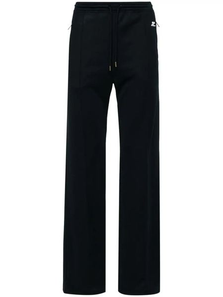  Courrèges Logo-patch Interlock Track Pants - Blue 