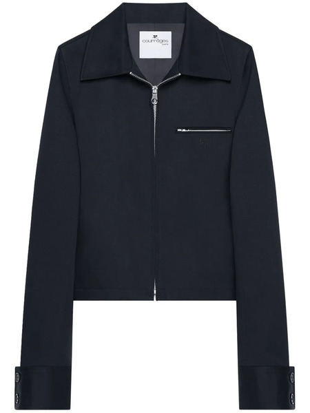  Courrèges Martingale Shirt Jacket - Blue 
