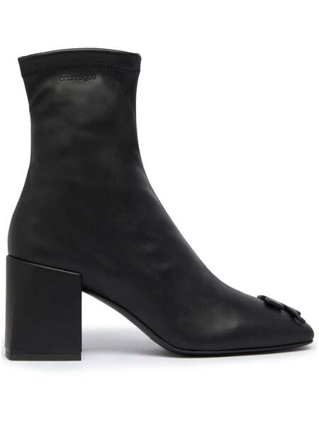 Courrèges Reedition Ac Faux-leather Ankle Boots - Black 