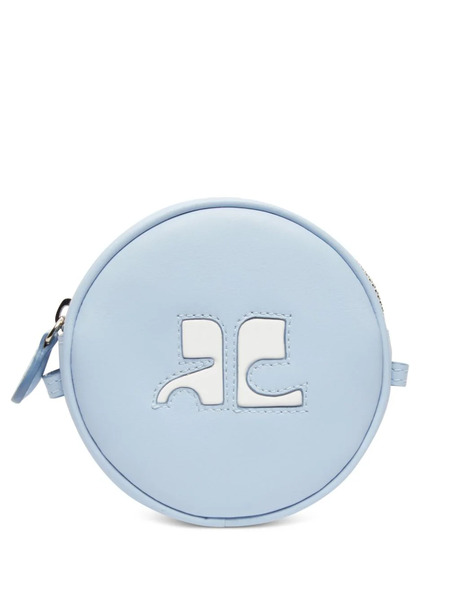  Courrèges Reedition Circle Leather Bag - Blue 