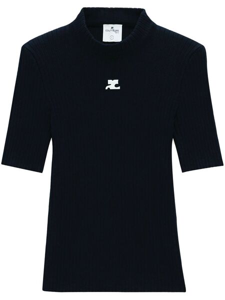  Courrèges Reedition Rib-knit Sweater - Blue 
