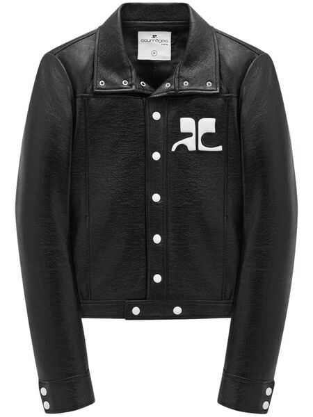  Courrèges Reedition Vinyl Jacket - Black 