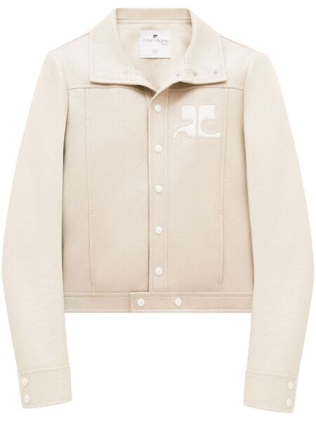  Courrèges Reedition Vinyl Jacket - Neutrals 