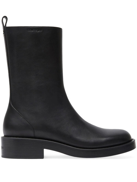  Courrèges Rider Leather Boots - Black 