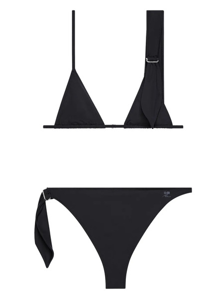  Courrèges Scarf-embellished Bikini - Black 
