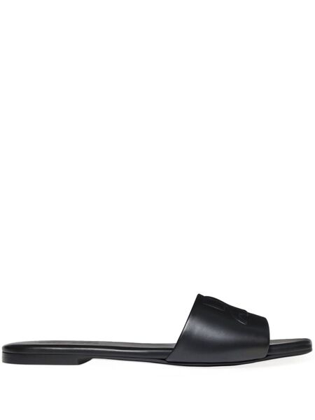  Courrèges Shadow Slides - Black 