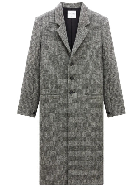 Courrèges Single-breasted Wool-blend Coat - Black 