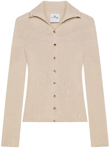  Courrèges Solar Cardigan - Neutrals 