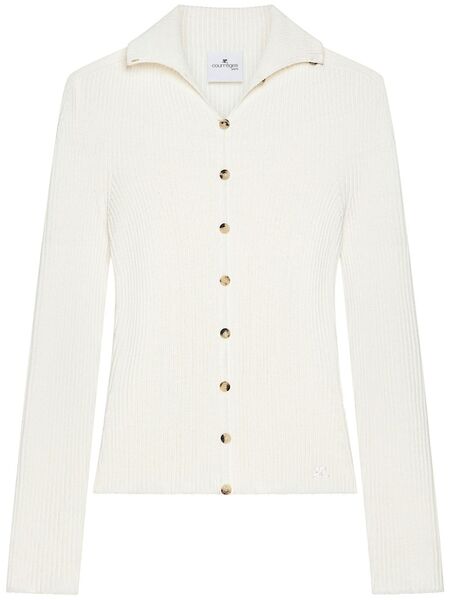  Courrèges Solar Cardigan - White 