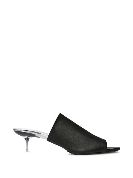  Courrèges Square-toe Sandals - Black 