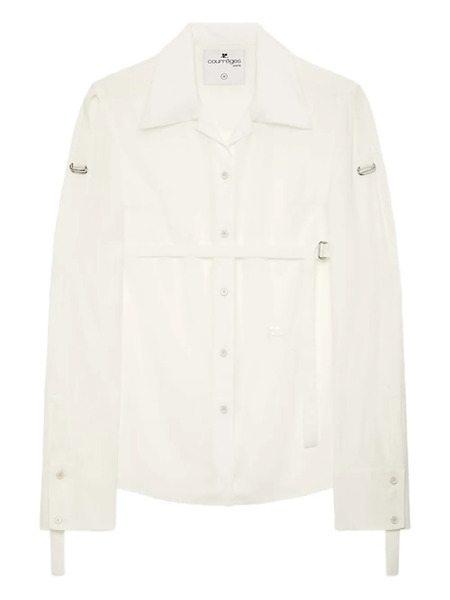  Courrèges Strap Shirt - White 