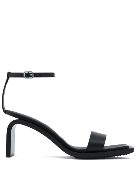 Courrèges Stream 70mm Sandals - Black 