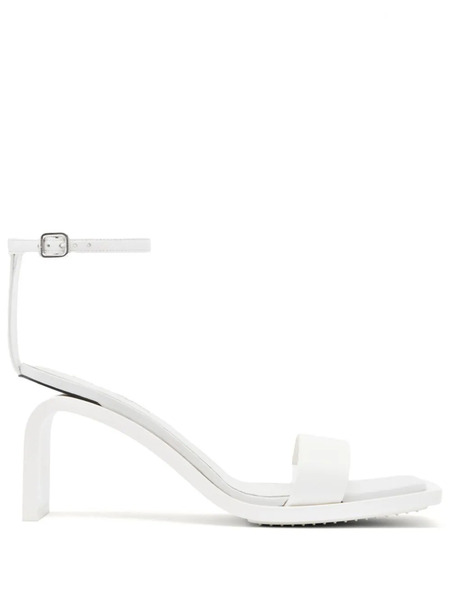  Courrèges Stream 70mm Sandals - White 