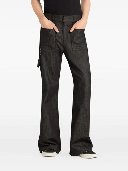  Courrèges Two-pocket Bootcut Jeans - Black 