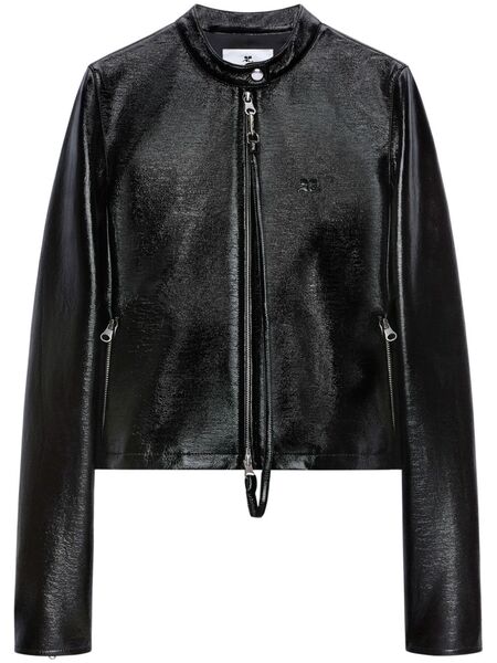  Courrèges Vinyl City Jacket - Black 