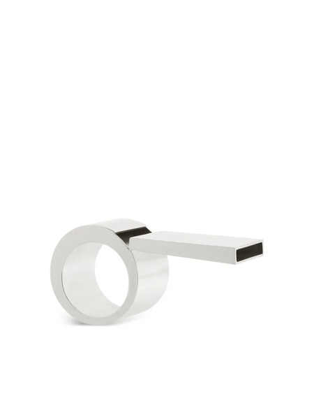  Courrèges Whistle Band Ring - Silver 