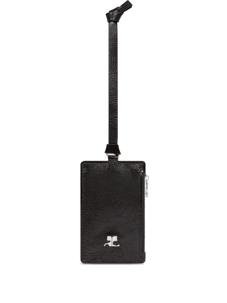  Courrèges Zipped Cardholder - Black 