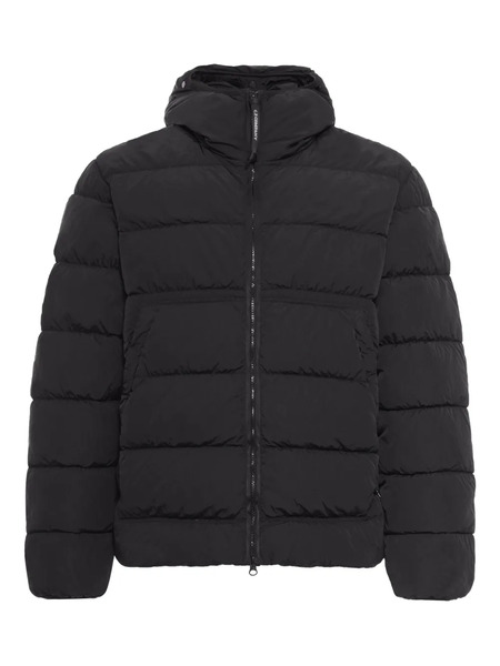  C.p. Company Chrome-r Hooded Puffer Jacket - Black 