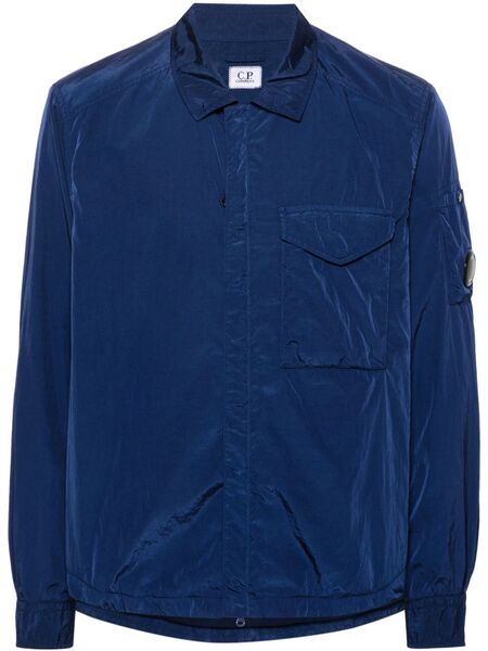  C.p. Company Chrome-r Lens Overshirt - Blue 