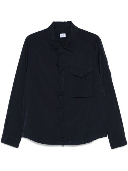 C.p. Company Chrome-r Lens Overshirt - Blue 