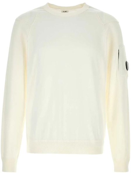  C.p. Company Compass-badge Sweatshirt - White 
