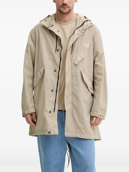  C.p. Company Hooded Jacket - Neutrals 
