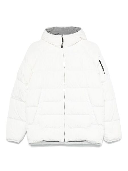  C.p. Company Kids Chrome-r Puffer Jacket - White 