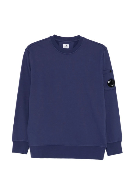  C.p. Company Kids Lens-detail Sweatshirt - Blue 