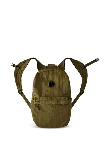  C.p. Company Kids Logo Patch Backpack - Green 