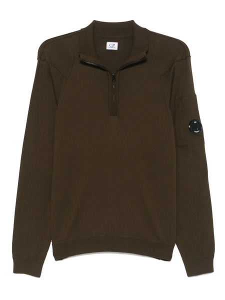  C.p. Company Lens-detail Sweater - Green 