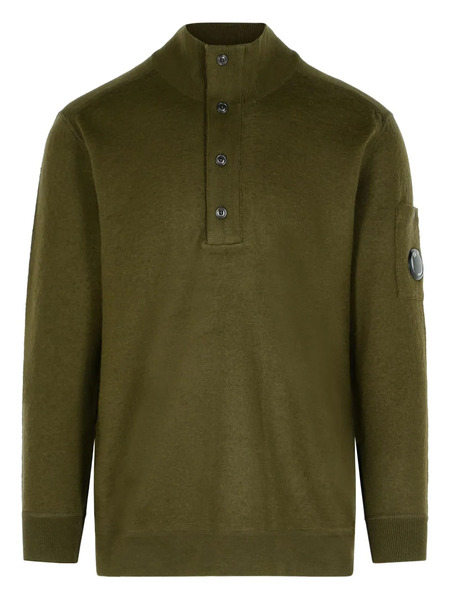  C.p. Company Lens-detail Sweater - Green 