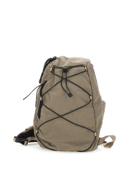  C.p. Company Lens-pocket Drawstring Backpack - Brown 
