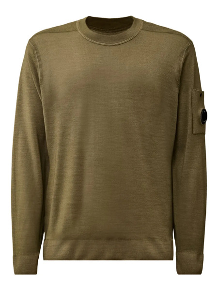  C.p. Company Lens-pocket Sweater - Green 