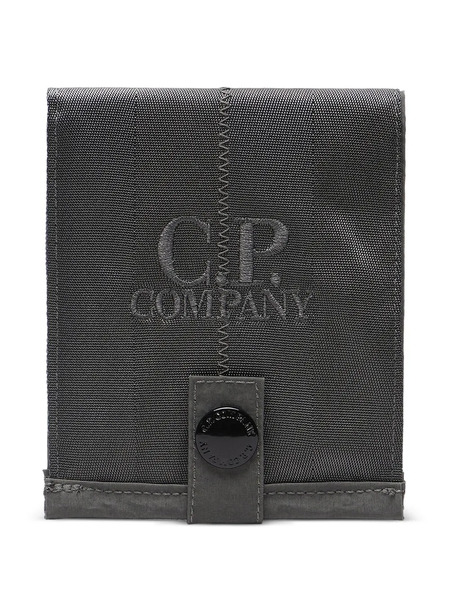  C.p. Company Logo-embroidery Wallet - Grey 