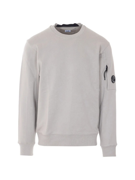  C.p. Company Logo-patch Sweatshirt - Grey 