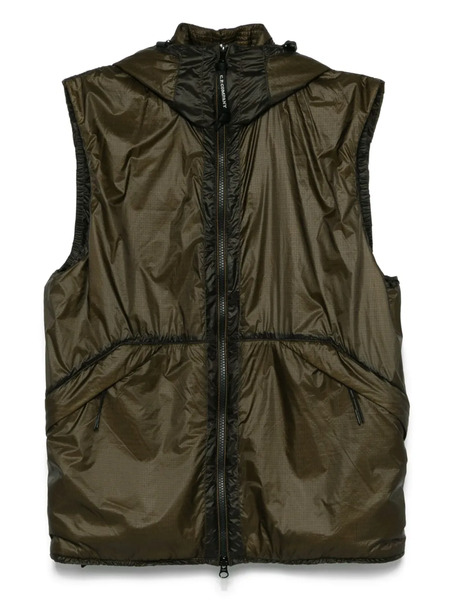  C.p. Company Nada Shell Vest - Brown 