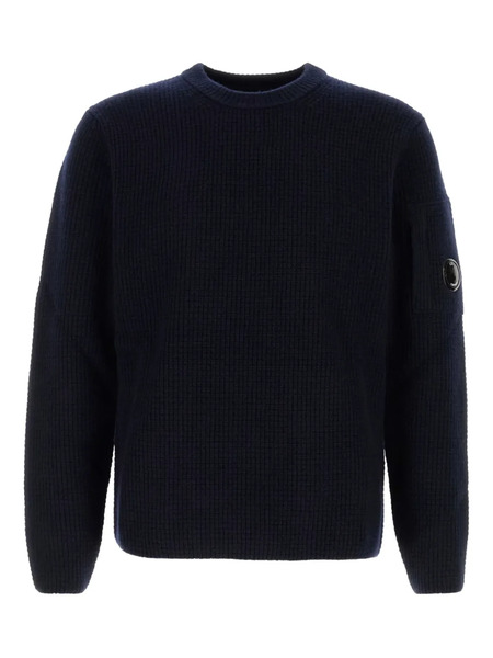  C.p. Company Pocket Wool Blend Sweater - Blue 